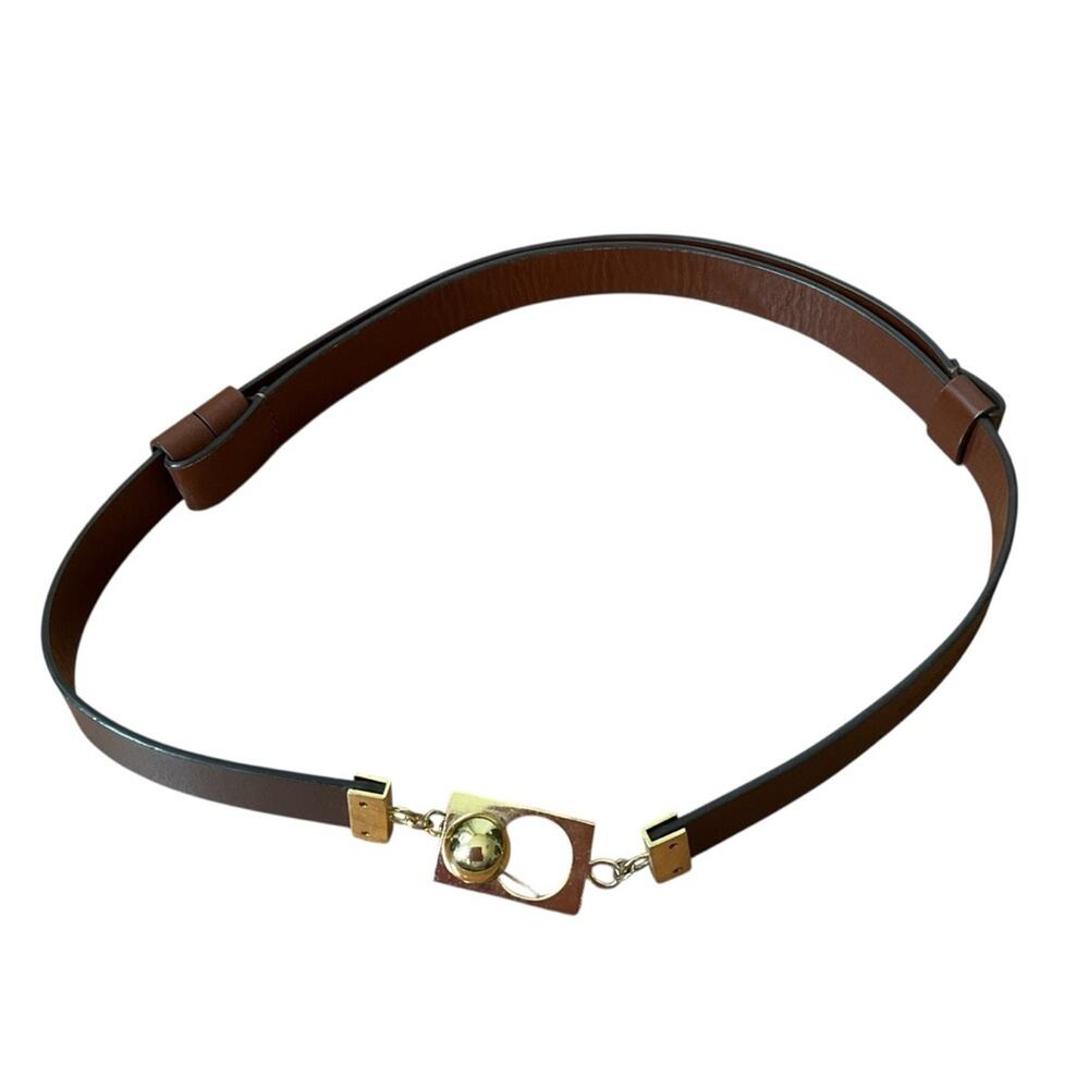 Chicos brown leather belt M/L‎